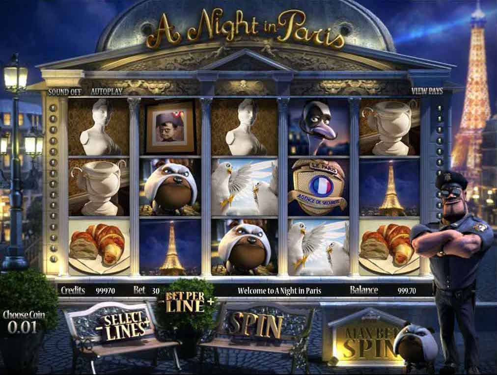Online slot A night in Paris recension
