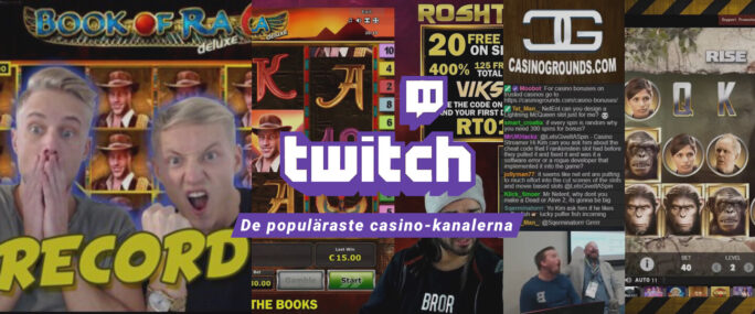 De populäraste svenska casino-twitch-kanalerna nyhet