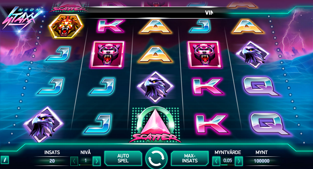 Online Neon Staxx slot spel