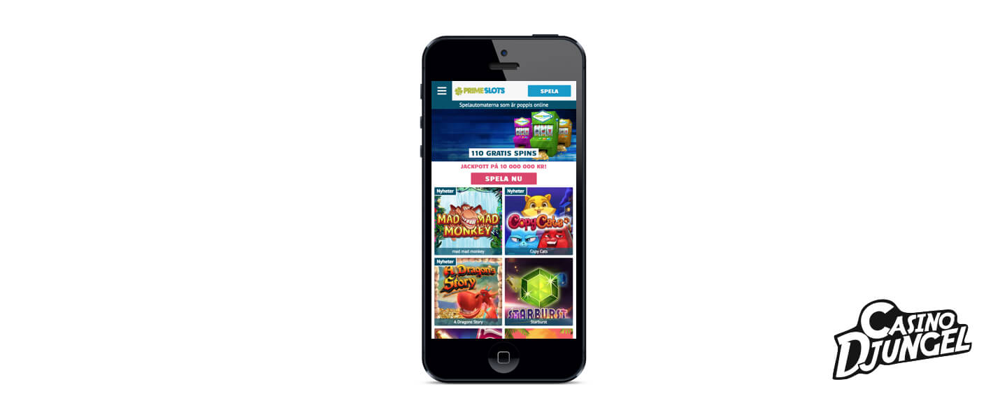 Primeslots screenshot mobil casino